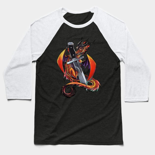 Forge dragon Baseball T-Shirt by BiancaRomanStumpff